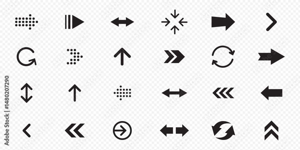Poster arrow vector icon. arrows collection. arrows vector icon. arrow icon. set of big black vector arrows
