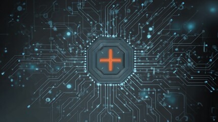 Medical Tech Background. 