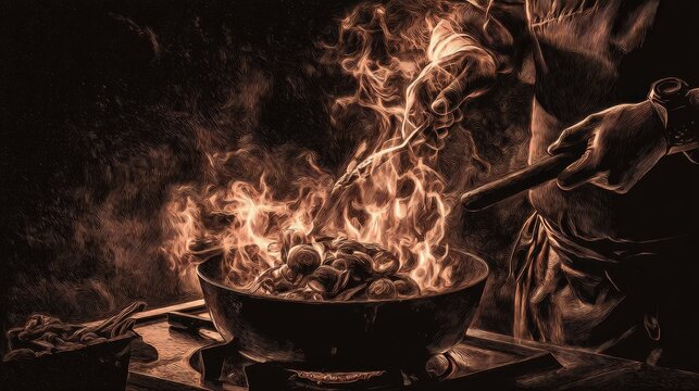 Cooking Fire Effect Chef Cooking Fire Images – Browse 248,651 Stock Photos, Vectors, and ...