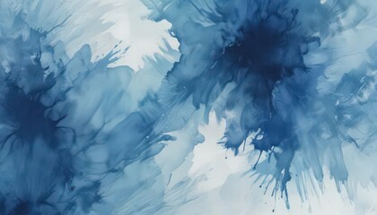 Abstract blue watercolor wash, vibrant texture, effect, vivid