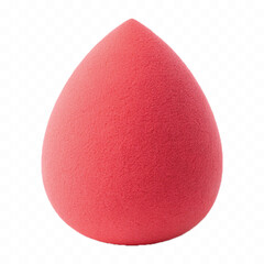 realistic smooth makeup sponge for blending cosmetics in different colour style isolated on transparent background