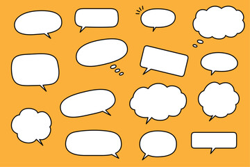 Fototapeta premium 吹き出し