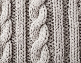 Close-up of Knitted Textile – Seamless Knit Pattern for Background Use