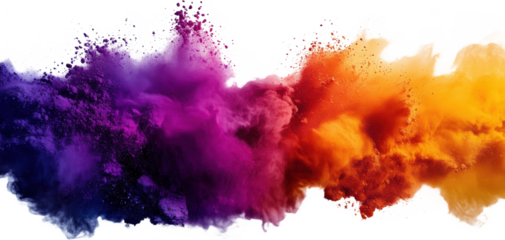 Abstract Colorful Explosion of Color