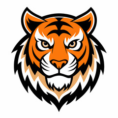 tiger head vector