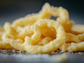 Delicious bowl of cooked pasta topped with grated cheese, served in a rustic ceramic bowl, perfect for comfort food lovers and Italian cuisine themes.