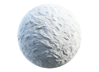 Unique textured white ball