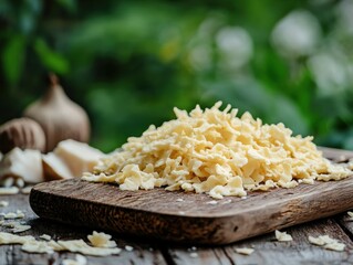 Delicious bowl of cooked pasta topped with grated cheese, served in a rustic ceramic bowl, perfect for comfort food lovers and Italian cuisine themes.