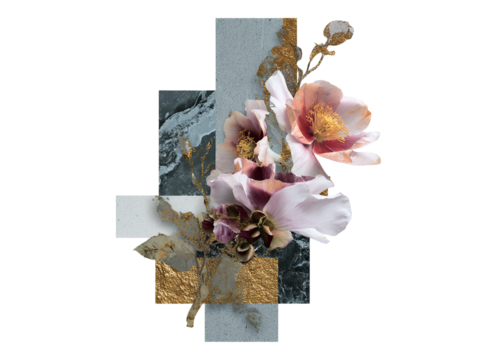 Vertical collage image