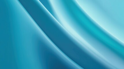 Abstract blue gradient with soft waves, a serene and minimalist backdrop for calm and versatility