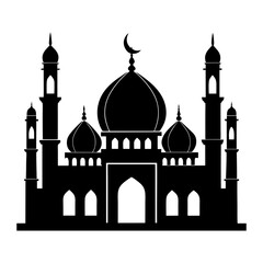 Mosque Silhouette vector illustration