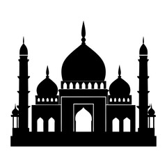 Mosque Silhouette vector illustration