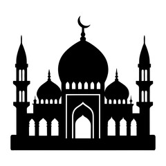 Mosque Silhouette vector illustration
