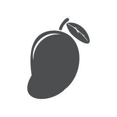 Black and White Mango Illustration © ImranHossenHridoy