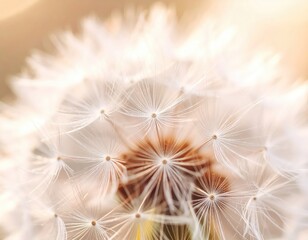 Dandelion Seed Head: A Soft, Dreamy Close-Up
