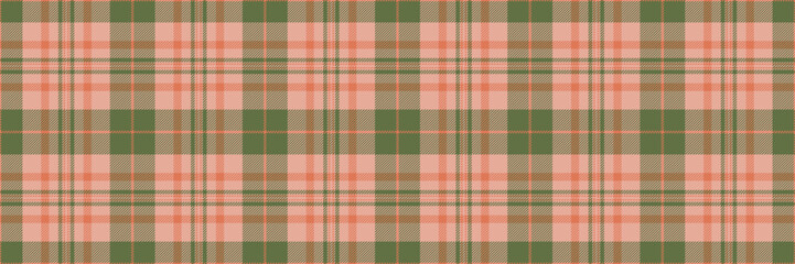 Subtle peach and olive green plaid pattern.  Perfect for textile design, website backgrounds, or crafting projects.  Elegant and versatile, this image evokes a sense of calm and sophistication.