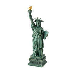 Statue of Liberty: Iconic Image on transparent background