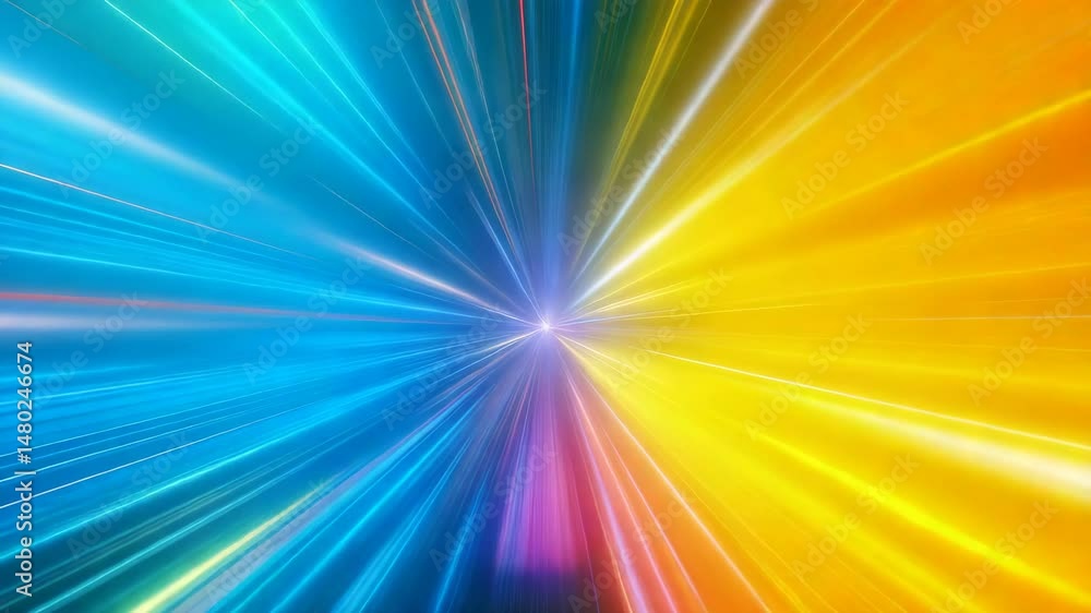 Poster abstract colorful light rays speed motion background
