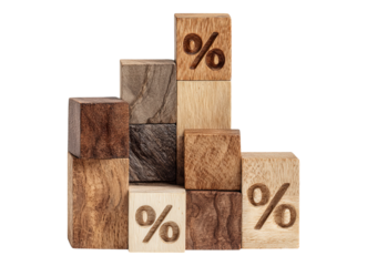 Wooden blocks percentage