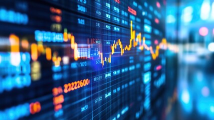 Financial Data Visualization with Stock Market Graph and Charts