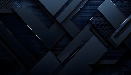 Fototapeta premium Dark, geometric shapes create a complex design.