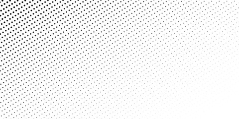 Background with monochrome dotted texture. Polka dot pattern template. vector ilustration