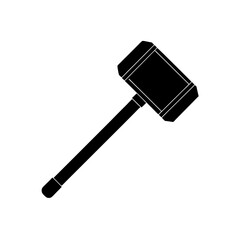 wooden mallet  a classic wooden mallet  either