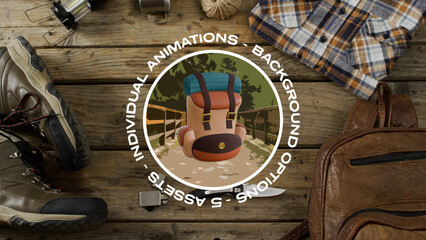 Outdoor Adventure Sticker Pack 01