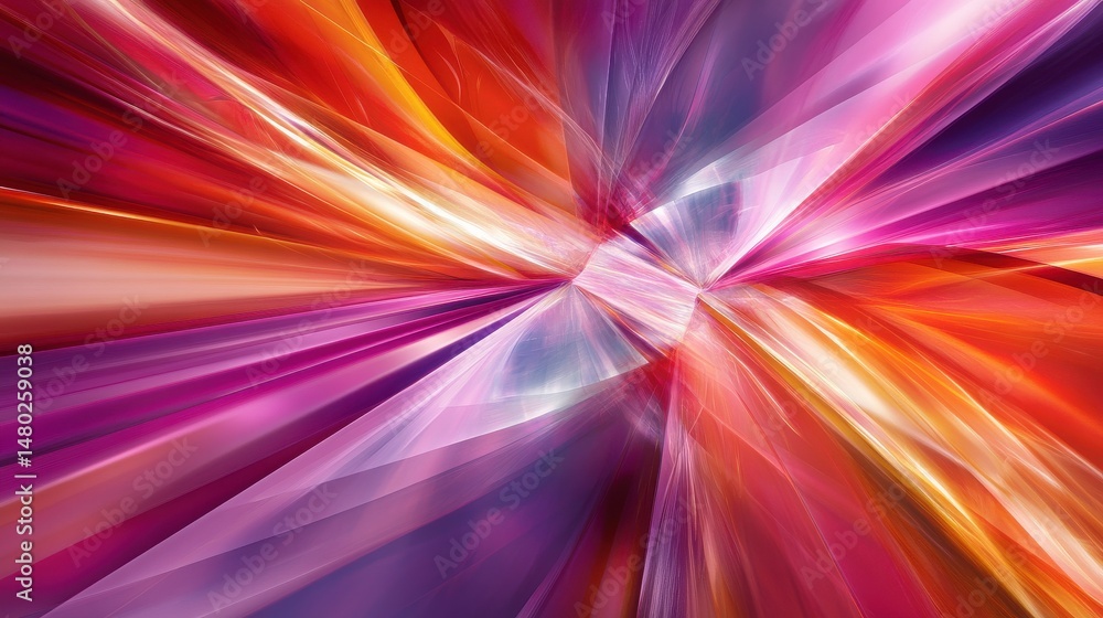 Aufkleber vibrant abstract background with dynamic light and color swirls