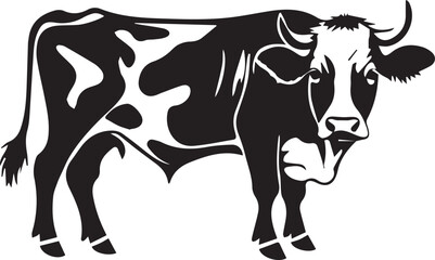 black brush goat and cow set