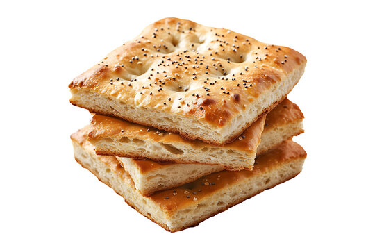 kosher unleavened bread isolated on transparent background
