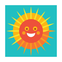 sun with cloud