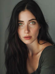 Fototapeta premium A woman named Mia, Instagram influencer model
