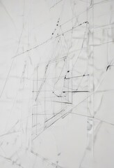 Clean blueprint style, black lines on white, geometric shapes ,  construction,  geometric,  technical