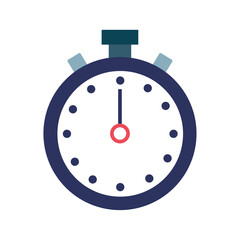 Minimalist Vector Illustration of a Stopwatch: Simple Graphic Design Representing Time, Speed, and Measurement, Ideal for Fitness, Sports