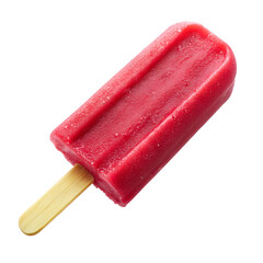 red ice cream isolated on a white background. PNG Transparent file type with high definition quality Available.