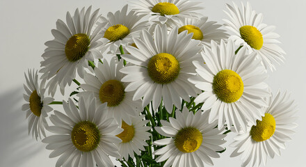 Fototapeta premium A collection of realistic artistic bouquets rendered in fine art and painterly styles, with lifelike textures, soft lighting, and elegant compositions on solid white backgrounds