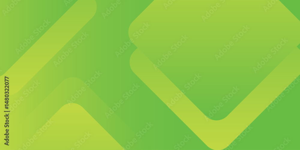 Poster abstract green and yellow geometric background. dynamic shapes composition. cool background design f