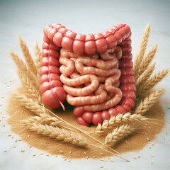  Intestino inflamado com glúten