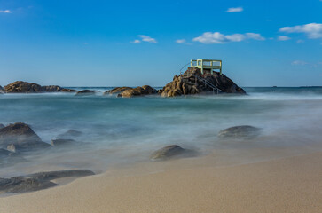 Long exposure at the ocean