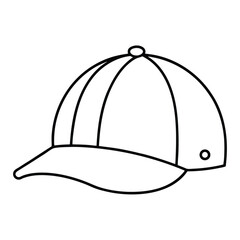 baseball cap vector illustration