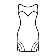 vector illustration of a cat in a vase