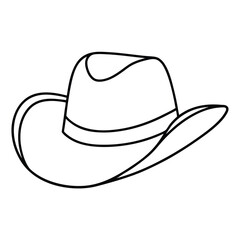 cowboy hat vector illustration