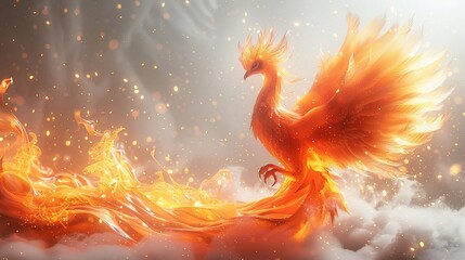 Majestic Phoenix: A fiery spectacle of rebirth and renewal