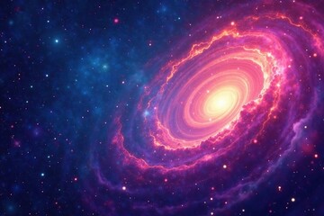 Abstract swirling galaxy nebula seamless loop background, galaxy, repeat