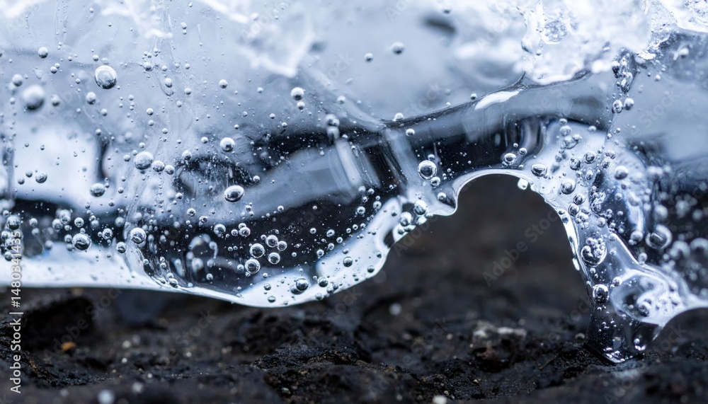 Poster dynamic water splash action natural setting close-up image underwater environment high-detail perspe