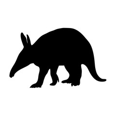 Aardvark vector illustration for wildlife enthusiasts and african animal silhouette design needs