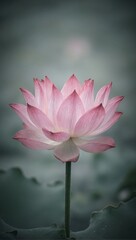 Serene lotus petal arrangement