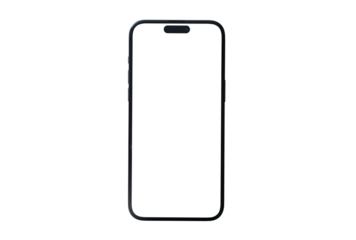 Mockup smart phone new generation isolated screen Transparent and Clipping Path for Infographic Business web site design app