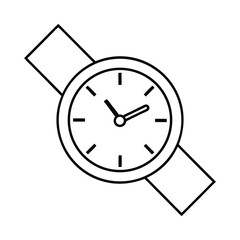 vector illustration of a clock